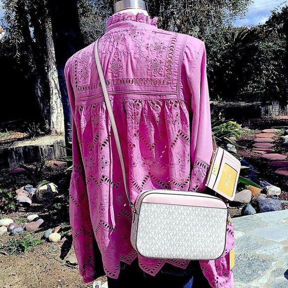 NEW MICHAEL KORS JET SET CROSSBODY AND CARD CASE/COIN - Picture 12 of 13